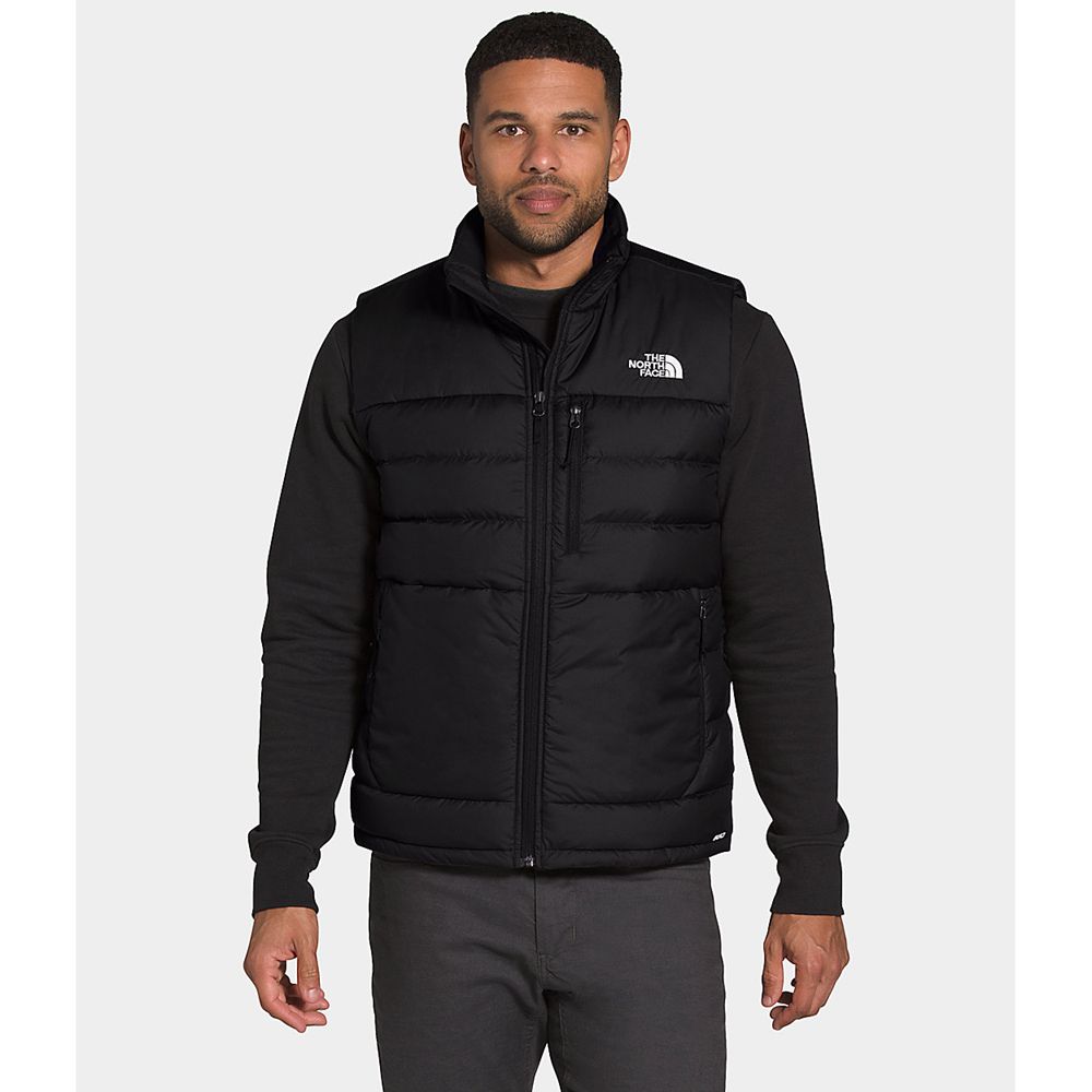 The North Face Vests Mens Australia - The North Face Aconcagua 2 Black (NUH-974658)